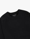 MR SIMPLE - Fred Crew Wool Knit - Black-Sweaters-Mr. Simple-S-UPTOWN LOCAL