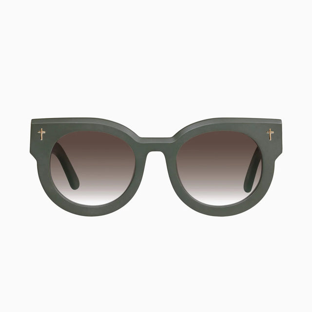 VALLEY - A Dead Coffin Club - Matte Army Green / Brown Gradient Polarised Lens-Sunglasses-Valley-UPTOWN LOCAL