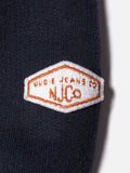 NUDIE JEANS - Hasse Crew Neck Sweatshirt - Navy-Sweaters-Nudie Jeans-S-UPTOWN LOCAL