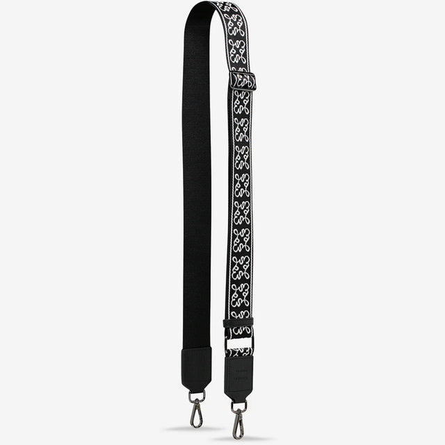 STATUS ANXIETY - Jacquard Strap Medium - Black-Bag Strap-Status Anxiety-UPTOWN LOCAL