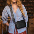 STATUS ANXIETY - Jacquard Strap Medium - Black-Bag Strap-Status Anxiety-UPTOWN LOCAL