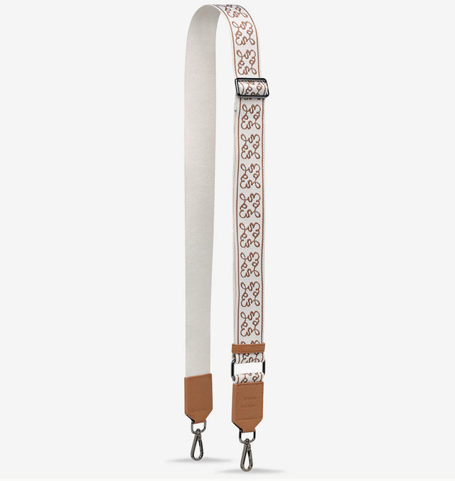 STATUS ANXIETY - Jacquard Strap Medium - Camel-Bag Strap-Status Anxiety-UPTOWN LOCAL