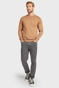 ACADEMY BRAND - Merino Crew - Otter Tan-Sweaters-Academy Brand-S-UPTOWN LOCAL