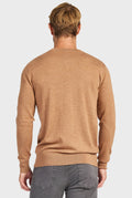 ACADEMY BRAND - Merino Crew - Otter Tan-Sweaters-Academy Brand-S-UPTOWN LOCAL