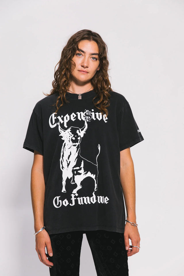 Something Very Special - Taurus Boxy Tee - Black-T-Shirts-Something Very Special-S-UPTOWN LOCAL