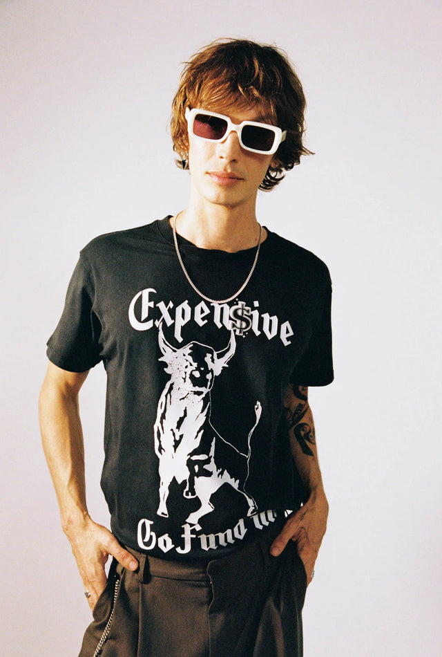 Something Very Special - Taurus Boxy Tee - Black-T-Shirts-Something Very Special-S-UPTOWN LOCAL