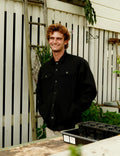 MR SIMPLE - Stockyard Sherpa Jacket - Black-Jackets-Mr. Simple-S-UPTOWN LOCAL