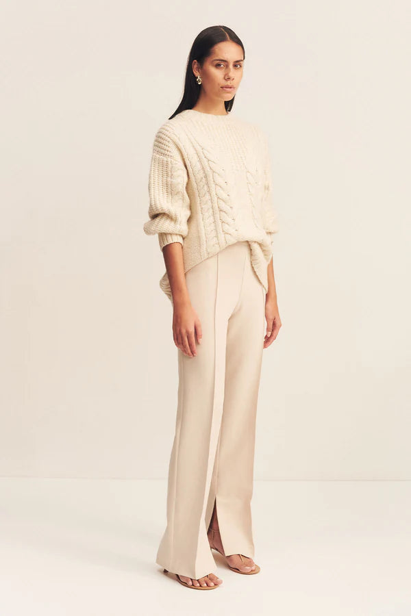 SHONA JOY - Bond Cable Sweater - Vanilla-Sweaters-Shona Joy-XS-UPTOWN LOCAL