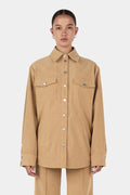 HANSEN & GRETEL - Jackson Corduroy Shirt - Taupe-Shirts-Hansen and Gretel-XS-UPTOWN LOCAL