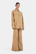 HANSEN & GRETEL - Jackson Corduroy Shirt - Taupe-Shirts-Hansen and Gretel-XS-UPTOWN LOCAL