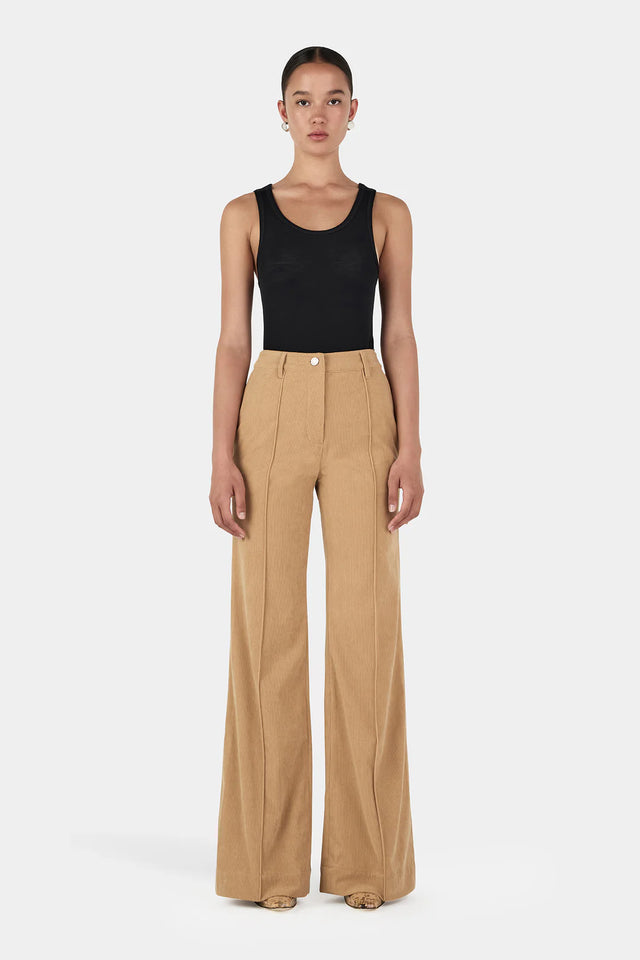 HANSEN & GRETEL - Cooper Corduroy Pant - Taupe-Pants-Hansen and Gretel-XS-UPTOWN LOCAL