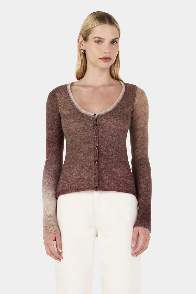 HANSEN & GRETEL - Sylvie Knit Top - Mocha Marle-Tops-Hansen and Gretel-XS-UPTOWN LOCAL