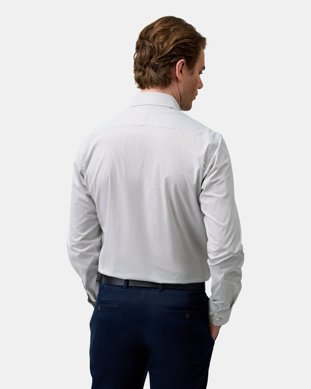 BROOKSFIELD - Stretch Performance Reg Fit - Oyster-Shirts-Brooksfield-40-UPTOWN LOCAL