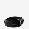 STATUS ANXIETY - Nocturne Belt - Black / Silver-Belts-Status Anxiety-S/M-UPTOWN LOCAL