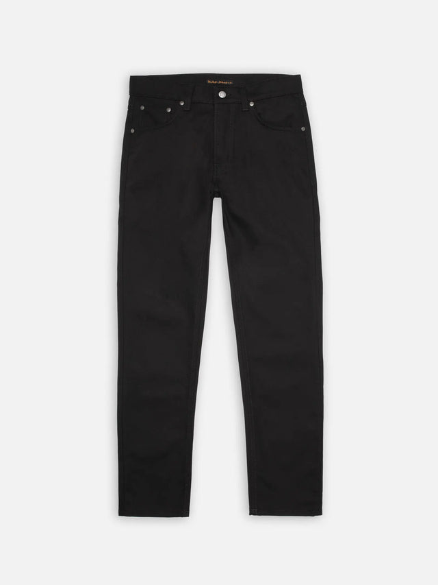 NUDIE JEANS - Solid Ollie - Dry Pure Black-Denim-Nudie Jeans-30/30-UPTOWN LOCAL