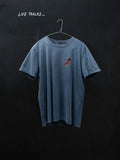 NUDIE JEANS - Roy Basement Tracks T-Shirt - Blue-T-Shirts-Nudie Jeans-S-UPTOWN LOCAL