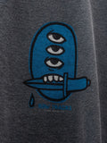 NUDIE JEANS - Roy Raw Tracks T-shirt - Antracite-T-Shirts-Nudie Jeans-S-UPTOWN LOCAL