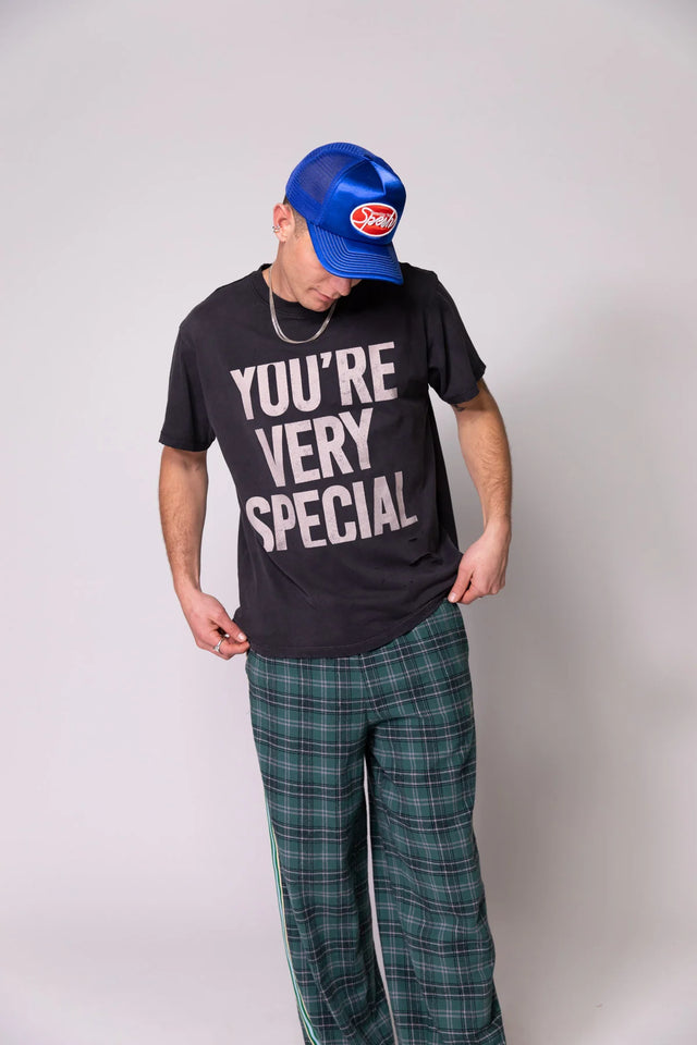 SOMETHING VERY SPECIAL - YVS Trashed Tee - Vintage Black-tee-Something Very Special-S-UPTOWN LOCAL