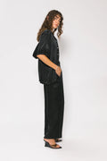SOMETHING VERY SPECIAL - Geo Resort Shirt - Black Panel-Shirts-Something Very Special-XS-UPTOWN LOCAL