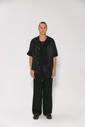 SOMETHING VERY SPECIAL - Geo Vacay Pant - Black Panel-Pants-Something Very Special-XS-UPTOWN LOCAL
