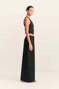 SHONA JOY - Campbell Wide Leg Pant - Black-Pants-Shona Joy-6-UPTOWN LOCAL