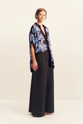 SHONA JOY - Sabine Shirt - Bluewing Mosaic-Shirts-Shona Joy-6-UPTOWN LOCAL