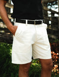 MR SIMPLE - Carpenter Walk Short - Off White-Pants-Mr. Simple-30-UPTOWN LOCAL