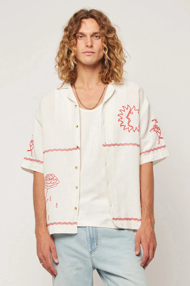 ROLLAS - It’s Sunny Bowler - Off White-Shirts-Rolla's-S-UPTOWN LOCAL