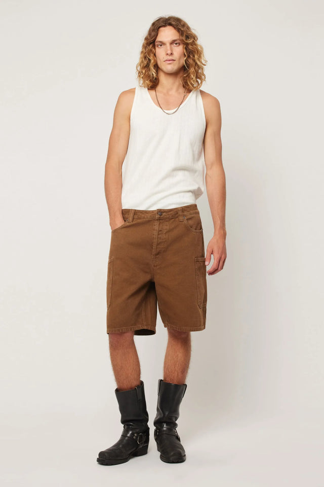 ROLLAS - Big Electric Canvas Short - Caramel-Shorts-Rolla's-30-UPTOWN LOCAL