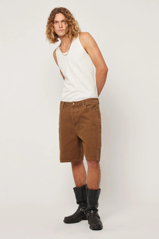 ROLLAS - Big Electric Canvas Short - Caramel-Shorts-Rolla's-30-UPTOWN LOCAL