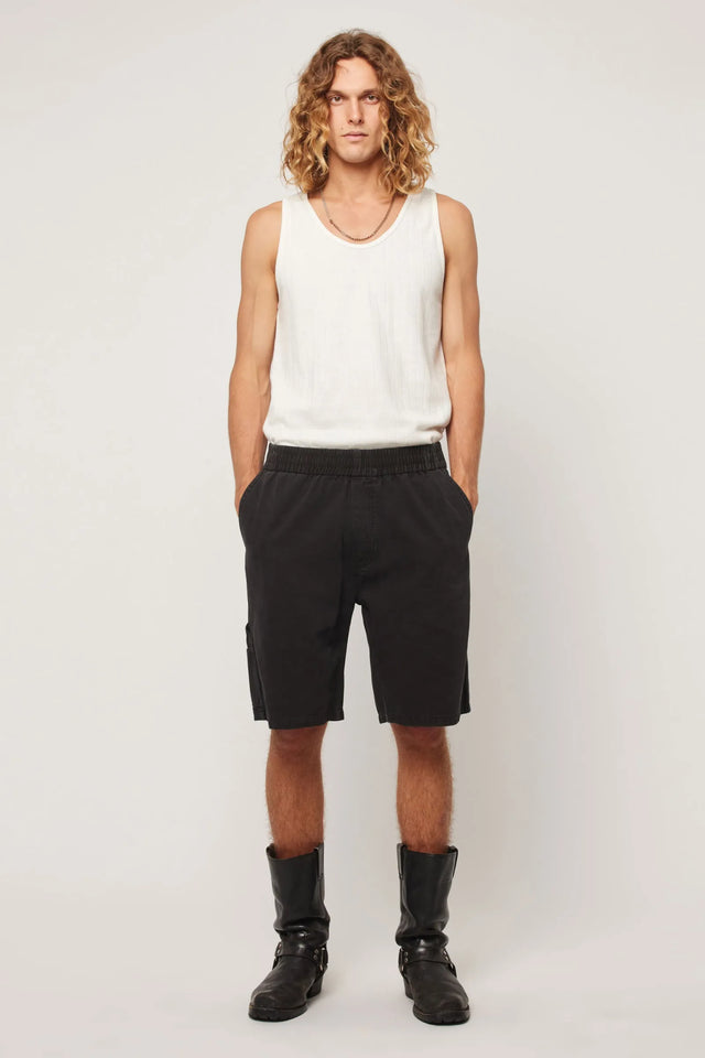 ROLLAS - Tradie Carpenter Short - Sulphur Black-Shorts-Rolla's-S-UPTOWN LOCAL