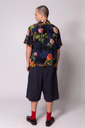 SOMETHING VERY SPECIAL - Chains And Roses Resort Shirt - Black-Shirts-Something Very Special-S-UPTOWN LOCAL