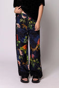 SOMETHING VERY SPECIAL - Chains And Roses Vacay Pant - Black-Pants-Something Very Special-S-UPTOWN LOCAL