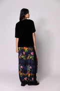 SOMETHING VERY SPECIAL - Chains And Roses Vacay Pant - Black-Pants-Something Very Special-S-UPTOWN LOCAL