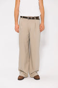 SOMETHING VERY SPECIAL - Westwood Pleated Pant - Stone-Pants-Something Very Special-S-UPTOWN LOCAL