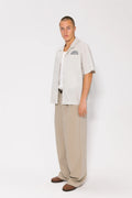 SOMETHING VERY SPECIAL - Westwood Pleated Pant - Stone-Pants-Something Very Special-S-UPTOWN LOCAL