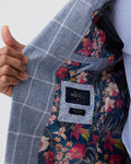 BROOKSFIELD - Fully Lined Blazer - Blue Linen-Blazer-Brooksfield-38-UPTOWN LOCAL