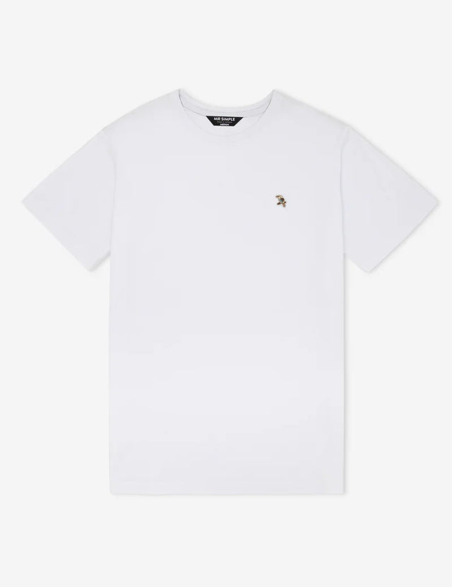 MR SIMPLE - Chapman Tee Kookaburra - White-T-Shirts-Mr. Simple-S-UPTOWN LOCAL