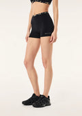 PE NATION - Vita 2.5” Bike Short - Black / Leopard-Leggings-PE Nation-S-UPTOWN LOCAL