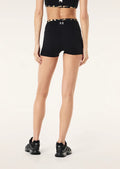 PE NATION - Vita 2.5” Bike Short - Black / Leopard-Leggings-PE Nation-S-UPTOWN LOCAL