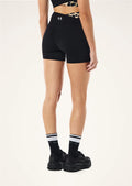 PE NATION - Wanders 5” Bike Short - Leopard print / Smokestone-Leggings-PE Nation-XS-UPTOWN LOCAL