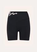 PE NATION - Wanders 5” Bike Short - Leopard print / Smokestone-Leggings-PE Nation-XS-UPTOWN LOCAL