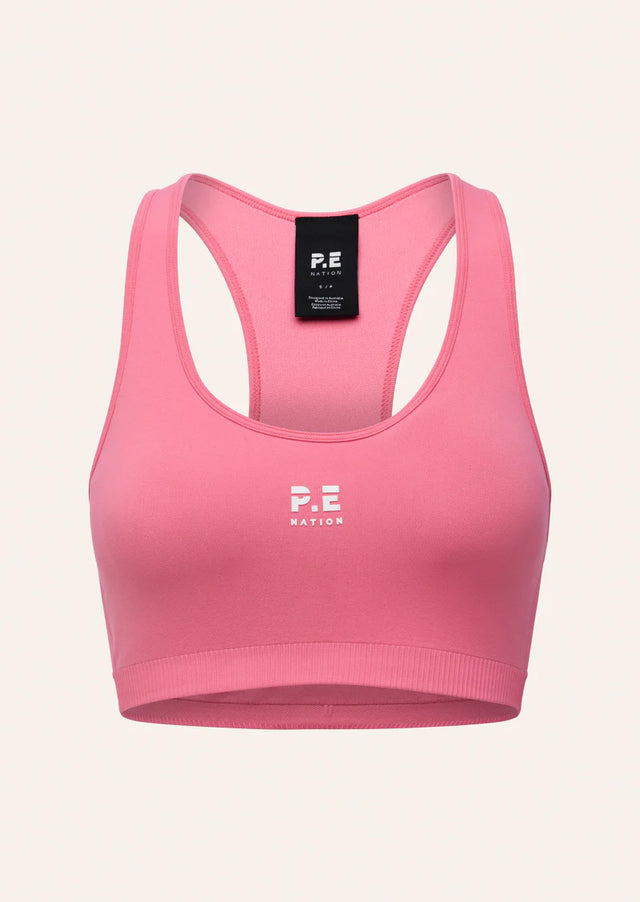 PE NATION - Restore Seamless Sports Bra - Pink Lemonade-Sports Bra-PE Nation-S-UPTOWN LOCAL