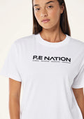 PE NATION - Aero SS Tee - Optic White-T-Shirts-PE Nation-XS-UPTOWN LOCAL