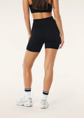 PE NATION - Restore Seamless 5 Bike Short - Black-Leggings-PE Nation-S-UPTOWN LOCAL