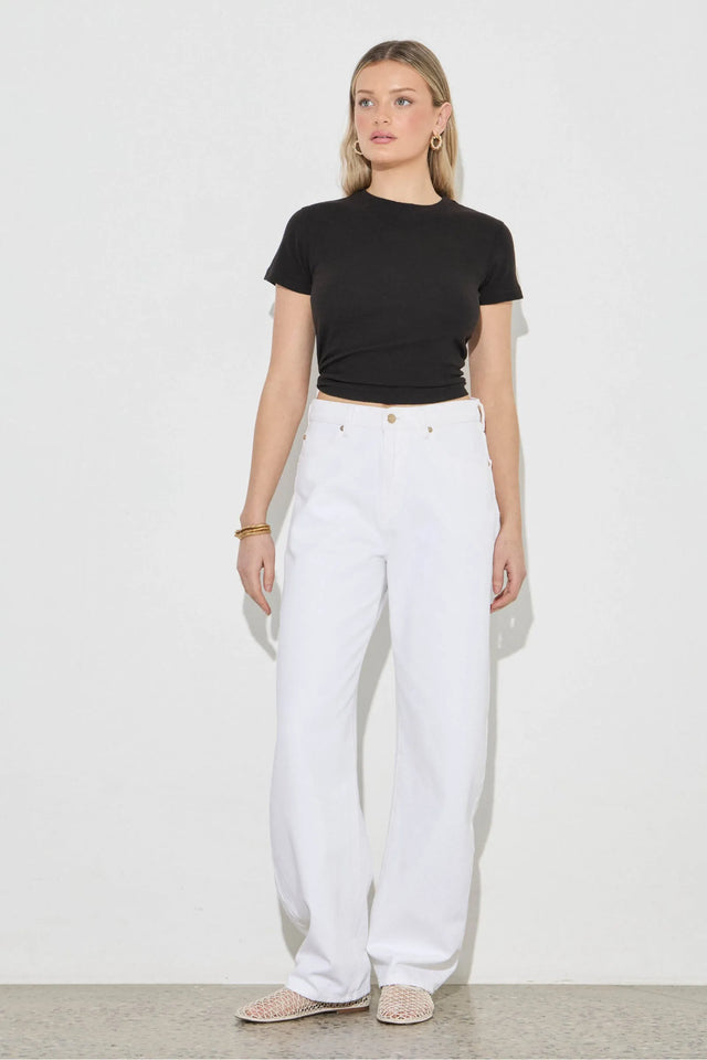 ROLLAS - Arc Barrel - White Gold-Denim-Rolla's-24-UPTOWN LOCAL