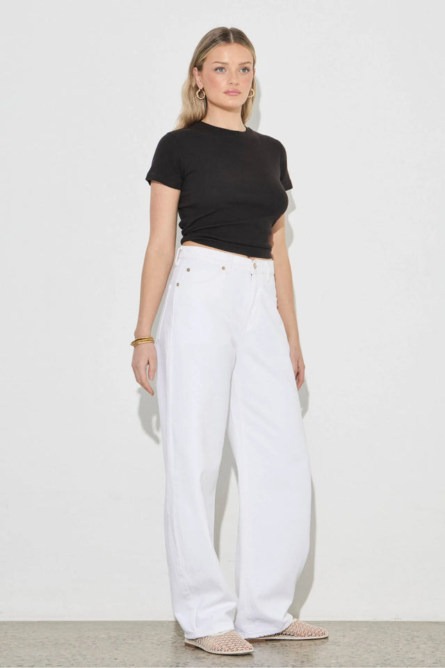 ROLLAS - Arc Barrel - White Gold-Denim-Rolla's-24-UPTOWN LOCAL