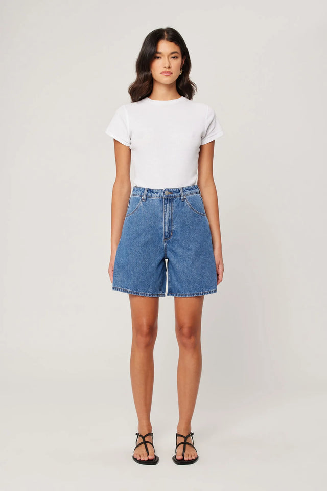 ROLLAS - Super Mirage - Evie Dark Blue-Shorts-Rolla's-24-UPTOWN LOCAL
