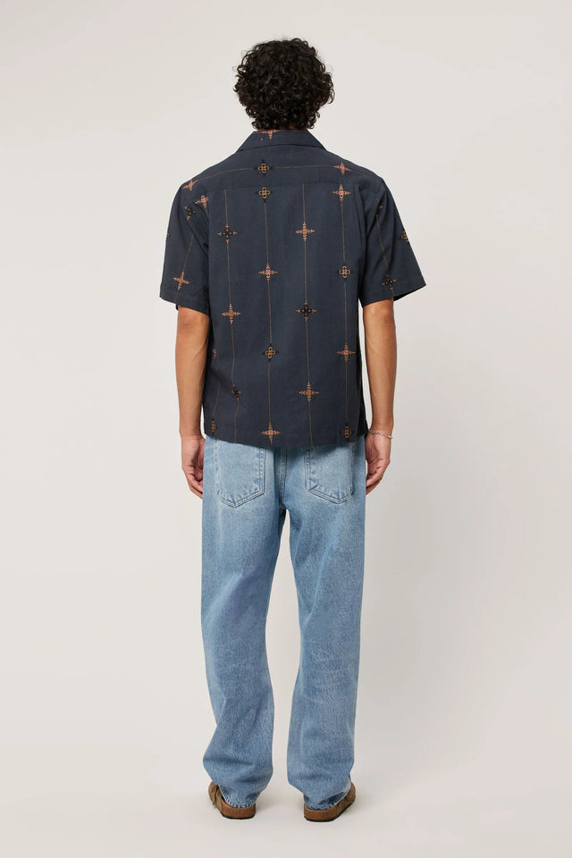ROLLAS - Kings Cross Bowler - Deep Ink-Shirts-Rolla's-S-UPTOWN LOCAL