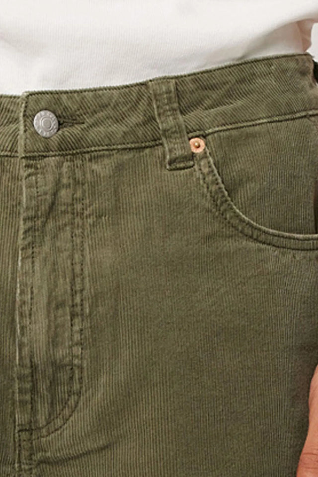 ROLLAS - Ezy Cord Short - Olive-Shorts-Rolla's-30-UPTOWN LOCAL